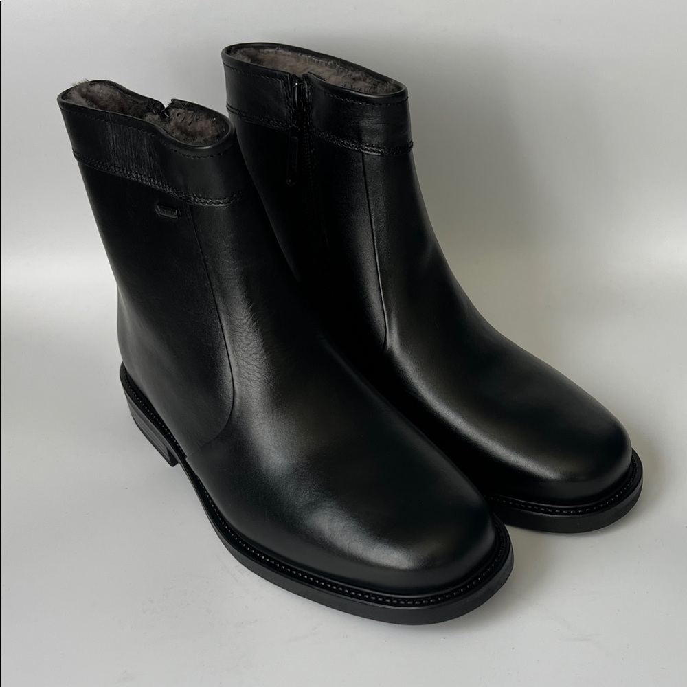 Fretz Men's Black Leather Boots NWT - 7 1/2